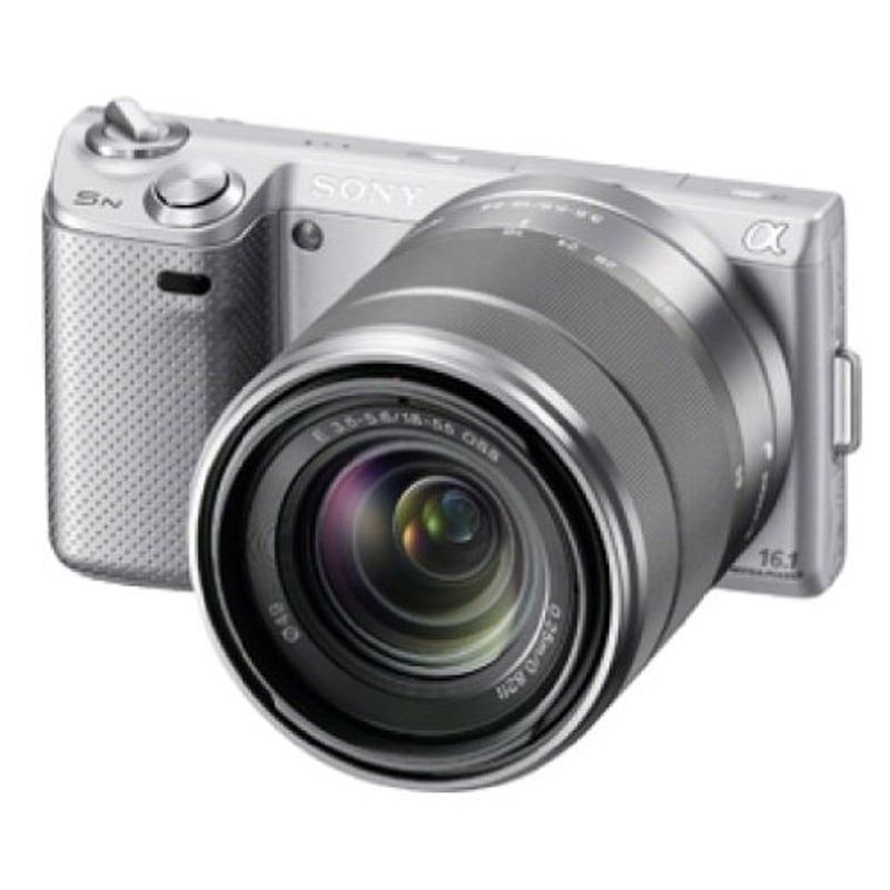 ソニー アルファ NEX-5N ダブルズームレンズキット NEX-5NY（S）（シルバー） ミラーレス一眼カメラの商品画像