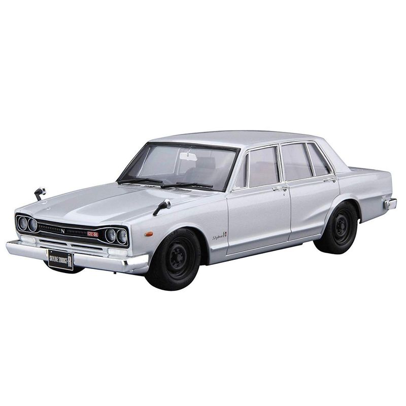 青島文化教材社 ニッサン PGC10 スカイライン 2000GT-R 1970（1/24スケール ザ・モデルカー No.45 058350） 自動車の模型、プラモデルの商品画像