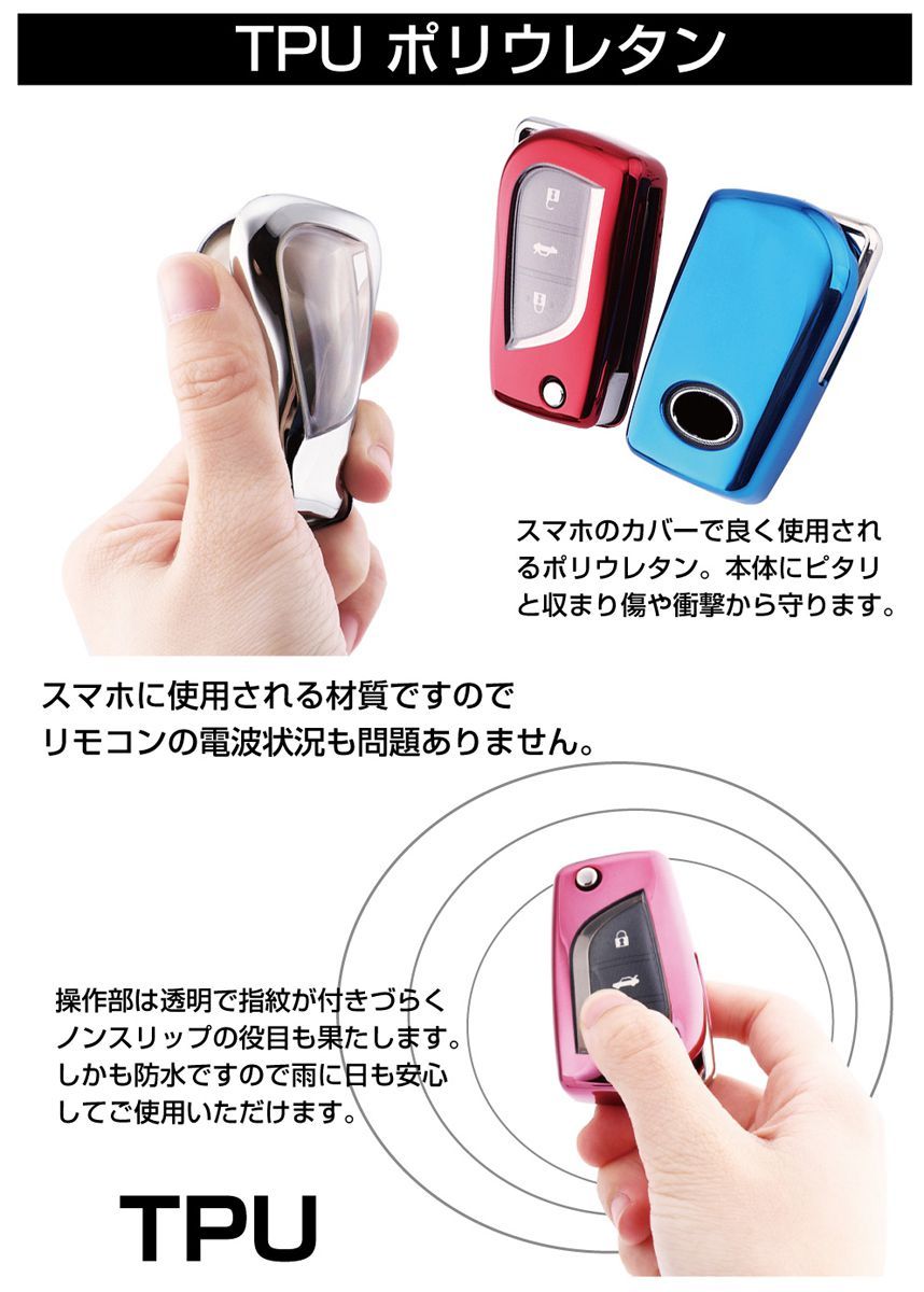スマートキーケース キーケース オーリス ハイラックス TOYOTA