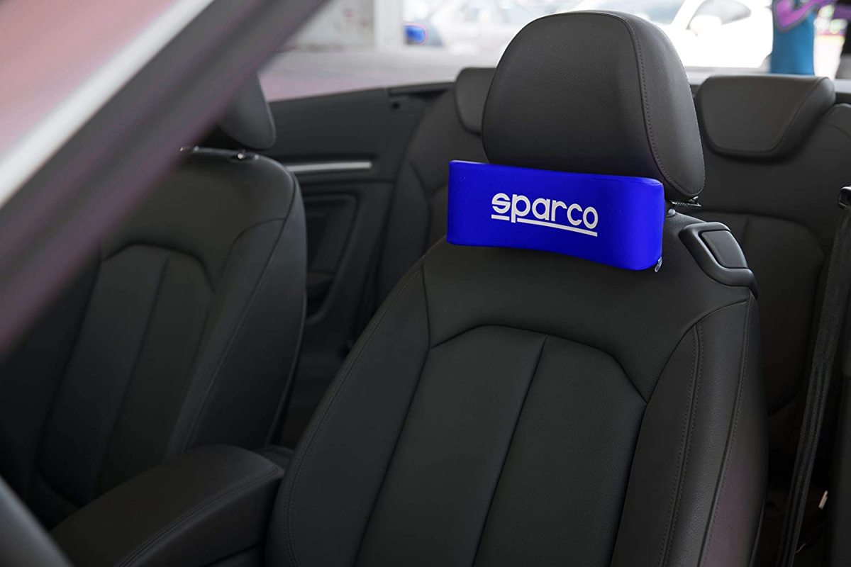 最愛 ネックピロー 車 旅行 運転 車内 便利グッズ デスクワーク スパルココルサ SPARCO CORSA ブルー SPC4005 