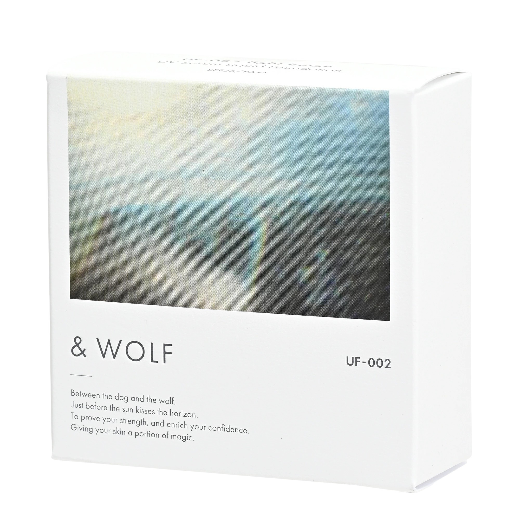N organic ＆ WOLF UVセラムリキッドファンデーション UF-002 ライト