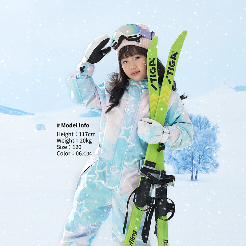  лыжи одежда Kids комбинезон One-piece все в одном одежда для сноуборда baby мужчина девочка ребенок ребенок ...90 100 110 120 130 снежные игры лыжи санки 