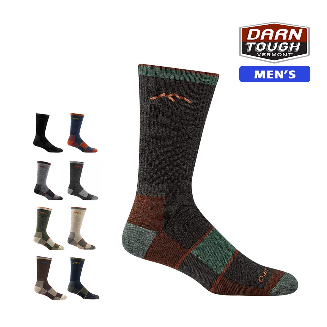 メンズ 1405 ブーツソック フルクッション（ブラック）Lサイズの商品画像