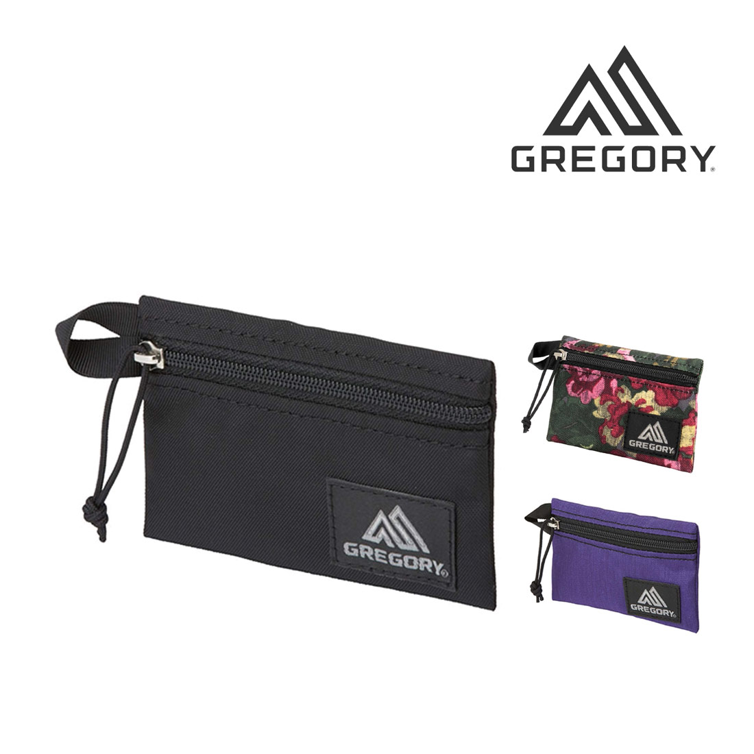 グレゴリー GREGORY カードサイズポーチ ブラック CARD SIZE POUCH-BLACKの商品画像