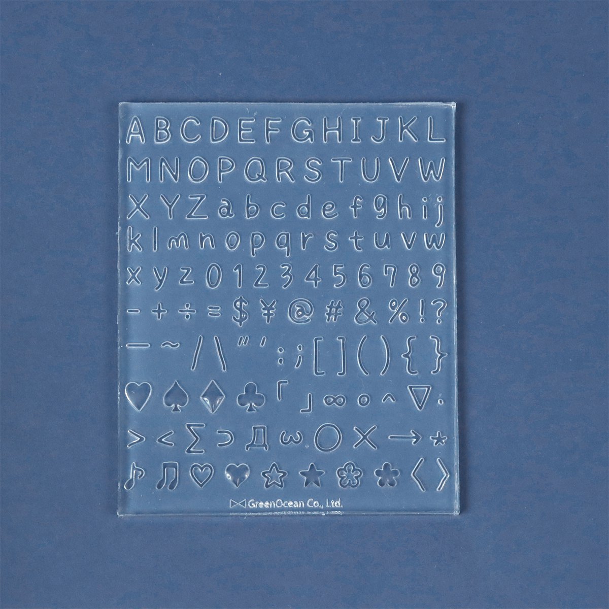  silicon type * mold handwriting . manner alphabet silicon mold resin type English symbol figure . character circle character ... parts handicrafts craft GreenOcean original!