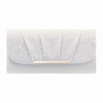  party bag largish silver clutch usually using wedding race metal metal fittings frame party tuck satin 