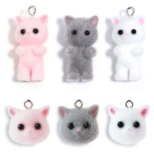  eye bolt attaching cat .. cat doll all 3 color 1 piece soft toy key chain bag charm mascot strap accessory parts 2403 doll021