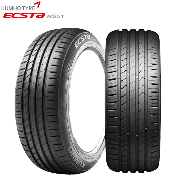 KUMHO ECSTA HS51 165/50R15 73V タイヤ×4本セット エクスタ 自動車　ラジアルタイヤ、夏タイヤの商品画像