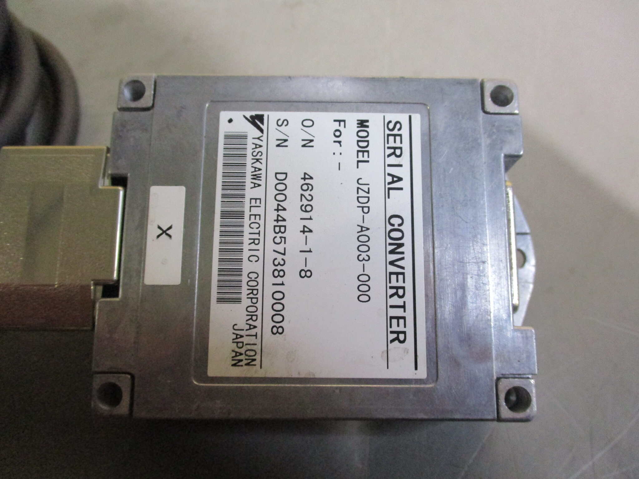  used YASKAWA JZDP-A003-000 serial converter / used HEIDENHAIN LIDA 48 369 428-01 Linear Encoderenko-da(AACR60206D009)