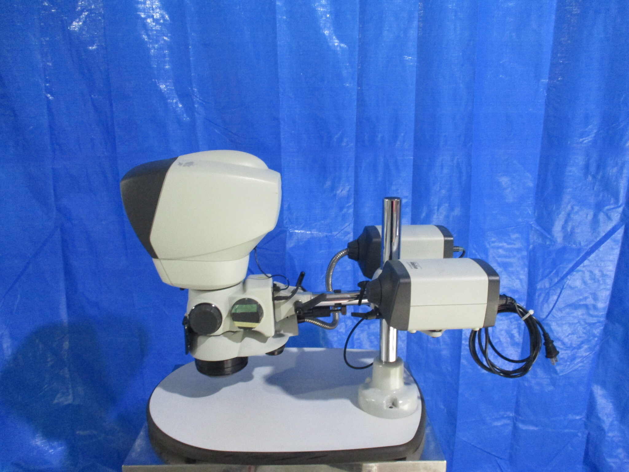  used Vision LYNX STEREO DYNASCOPE links stereo Dyna scope microscope 21 VAC 150W PSU 115 230 MAX 310W (AAD-D-R51220E004)