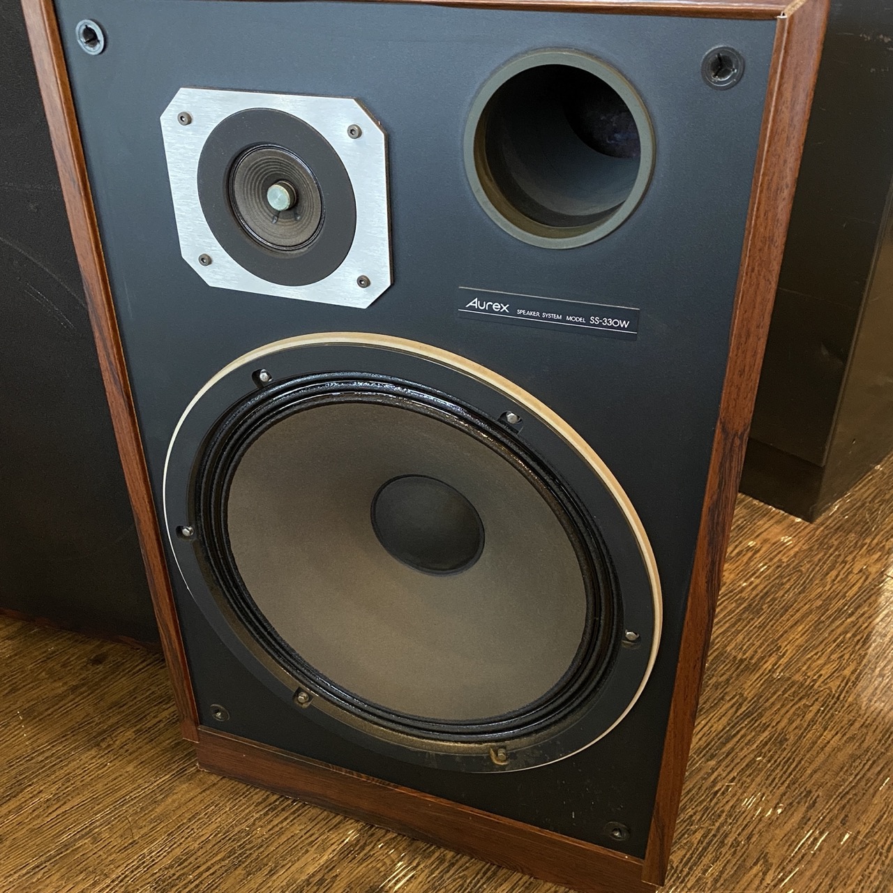  Toshiba Aurex SS-330W Aurex пол type 38cm 2Way динамик пара -c468
