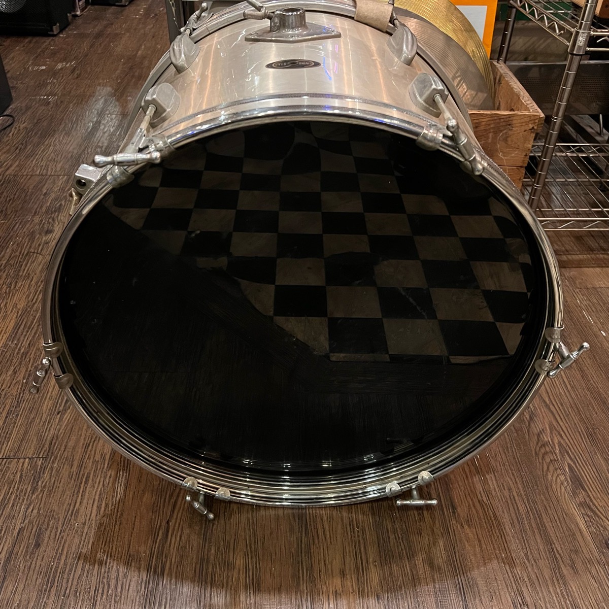 TamatamaSwingStar большой барабан самый первый период Vintage 20×14 дюймовый серебряный -GrunSound-h352-
