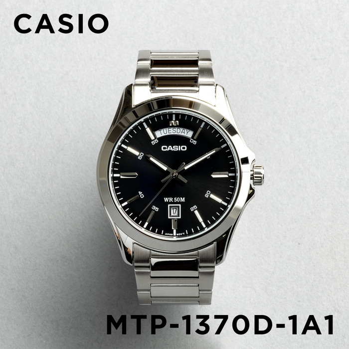 カシオ スタンダード アナログ 海外モデル MTP-1370D-1A1 メンズ