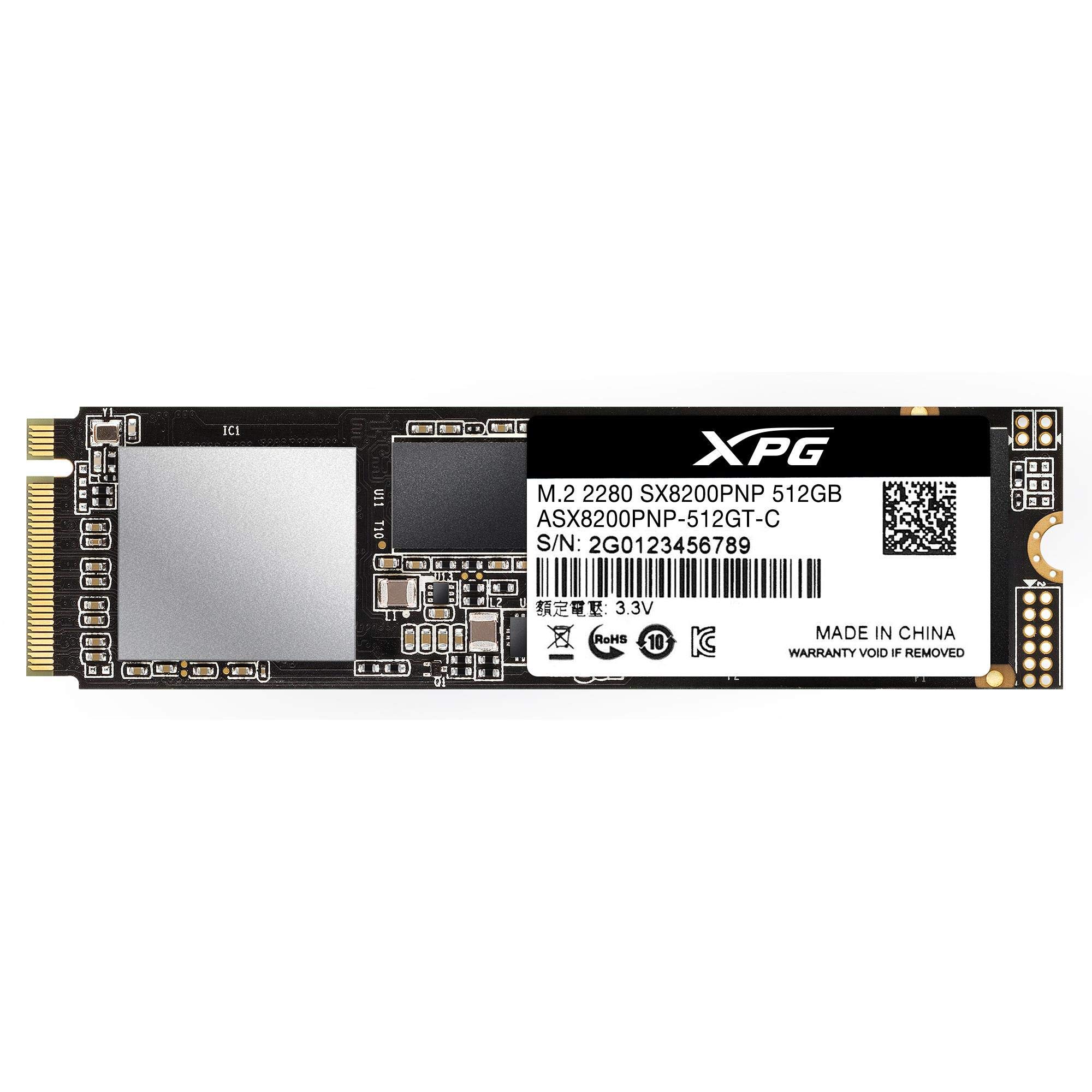 A-DATA ASX8200PNP-2TT-C ［XPG SX8200 Pro M.2 Type2280 NVMe 2TB