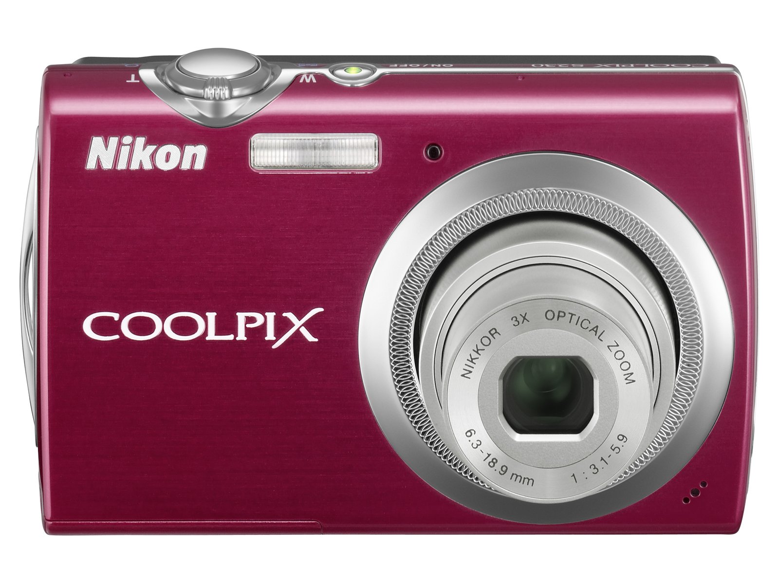 ニコン クールピクス COOLPIX S230（ローズレッド） コンパクト