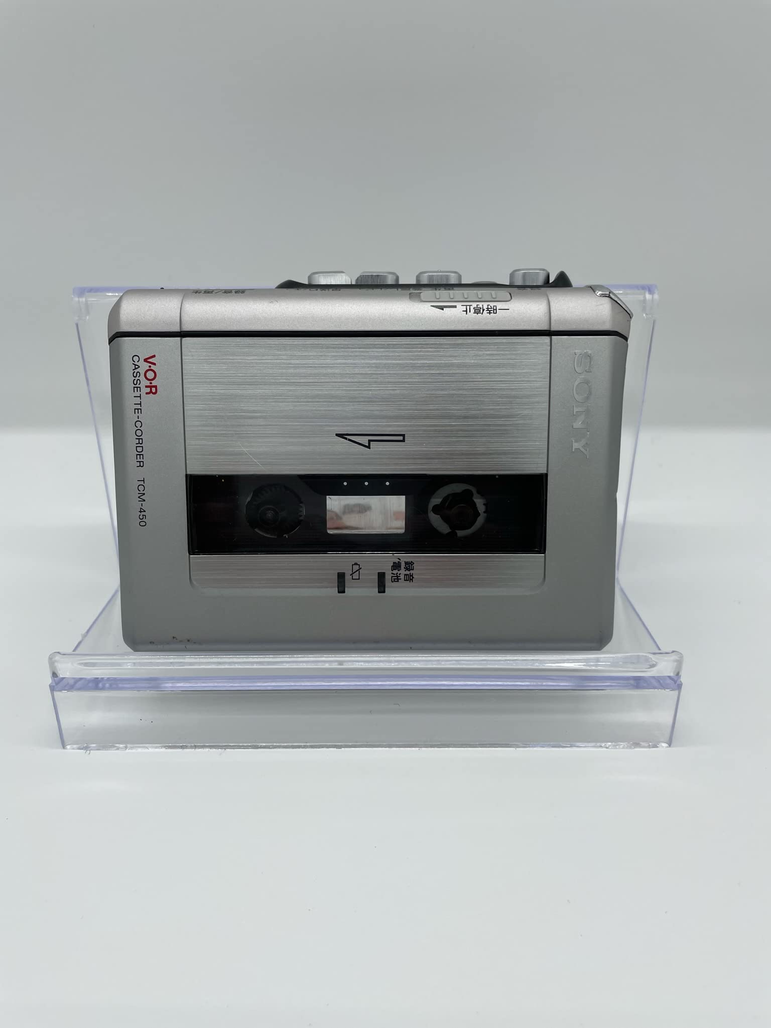 SONY ソニー カセットレコーダー TCM-450 コンパクト 小物 格安 ソニー カセットコーダー TCM-450 ポータブルカセットプレーヤー - 最