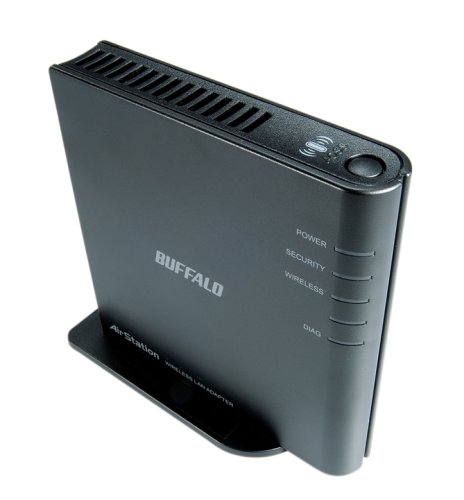 IEEE802.11g/b対応 4ポートハブ付き LAN端子用無線子機 WLI-TX4-Gの商品画像