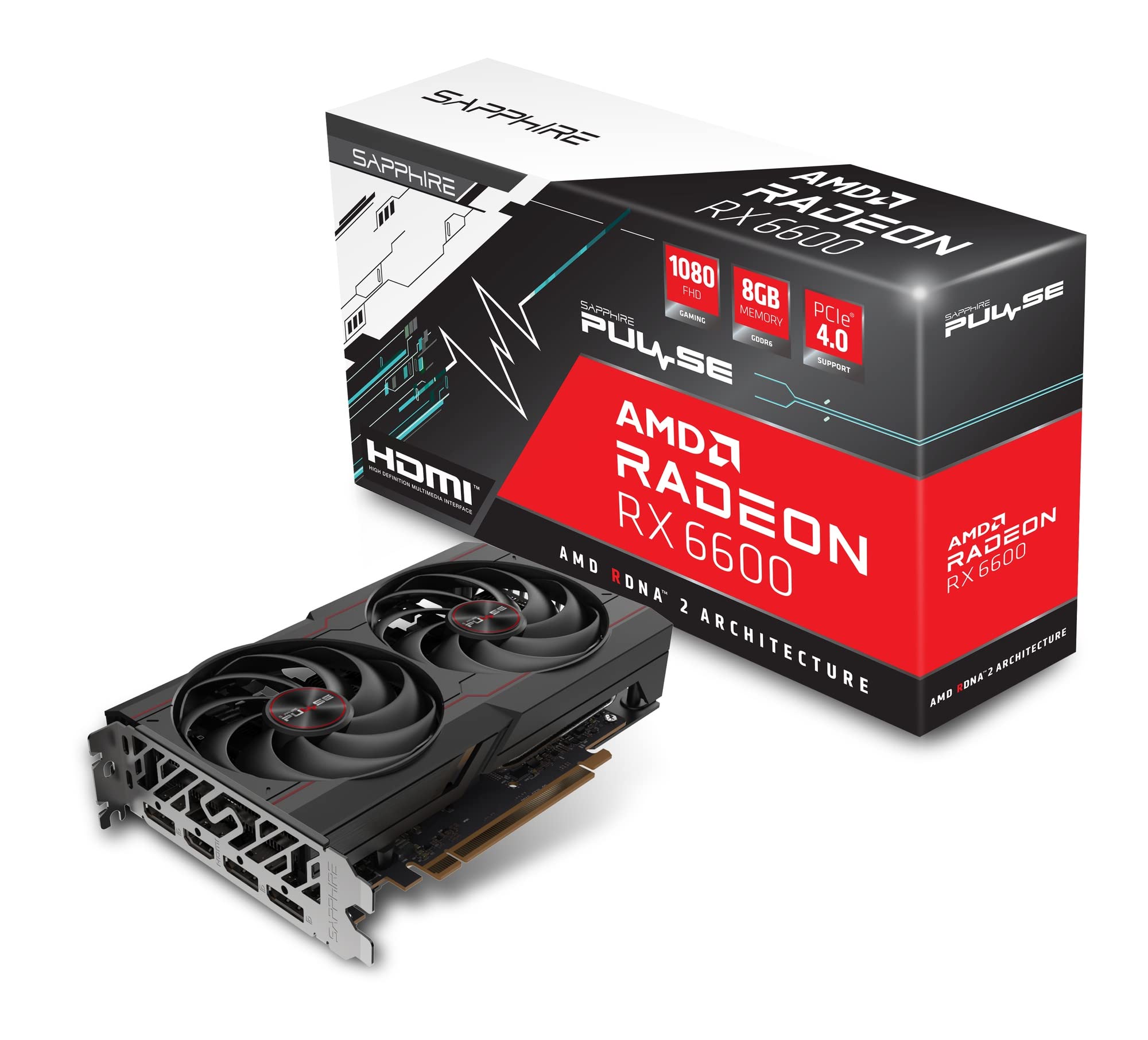 グラフィックボード・グラボ・ビデオカード PULSE Radeon RX6600XT 8GB SAPPHIRE 11310-01-20G ［SAPPHIRE PULSE Radeon RX 6600 8G GDDR6