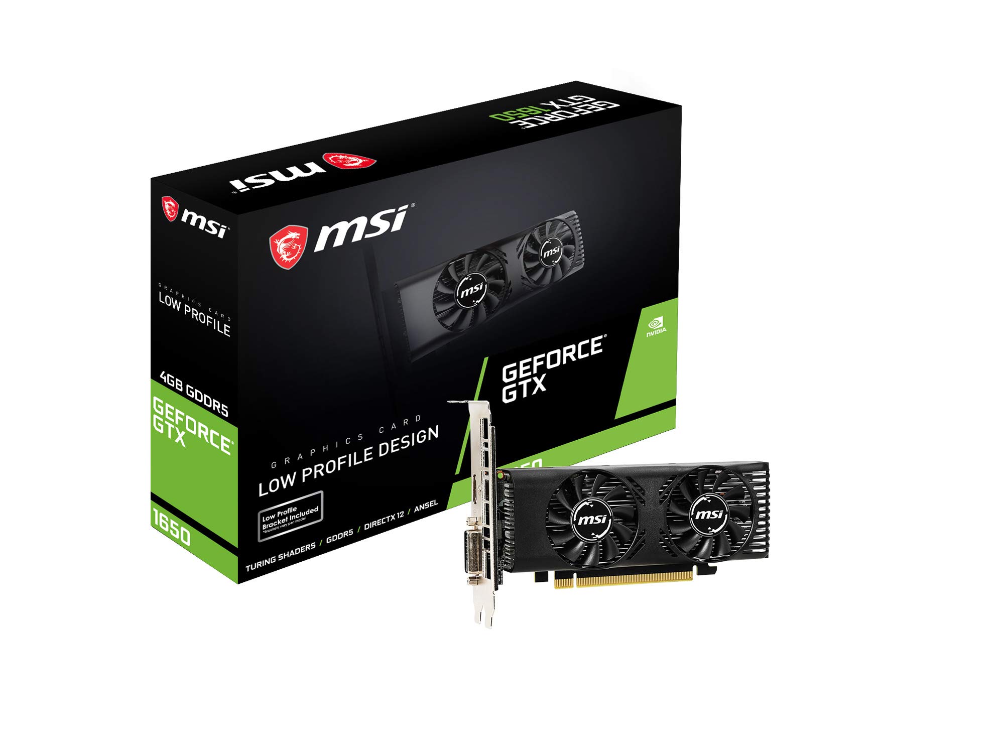 グラフィックボード・グラボ・ビデオカード MSI GEFORCE GTX1650 4GT LP J 4GB GDDR5 MSI GeForce GTX 1650 4GT LP グラフィックボード、ビデオカード - 最