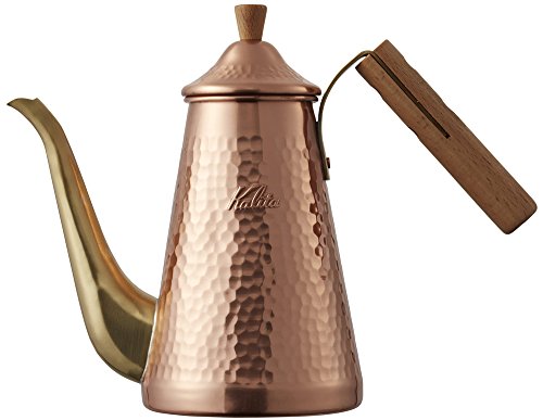 Kalita カリタ ドリップポットスリム 700CUW 700ml（ブロンズ/木柄）52204 ドリップポットの商品画像