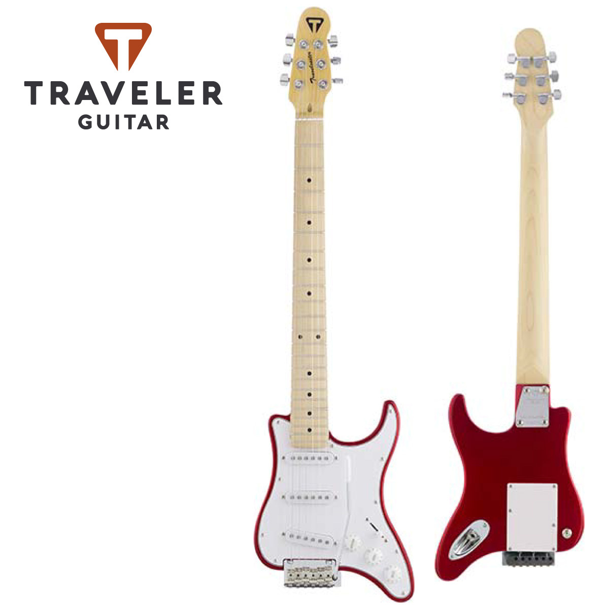 Traveler Guitar Travelcaster Deluxe Candy Apple Red《エレキギター