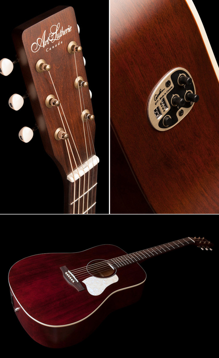 Art&Lutherie Americana Dreadnought │ Faded Black《アコギ