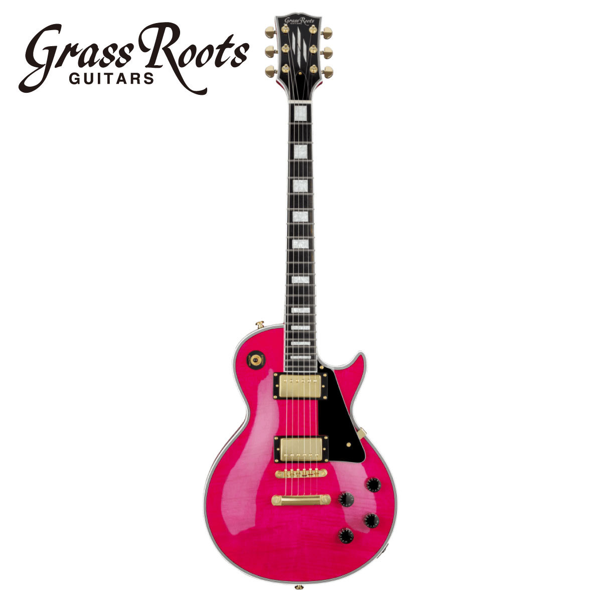 ESP GrassRoots G-LP-65C FM │ シースルーピンク《エレキギター ESP GrassRoots G-LP-65C FM │ シースルーピンク《エレキギター
