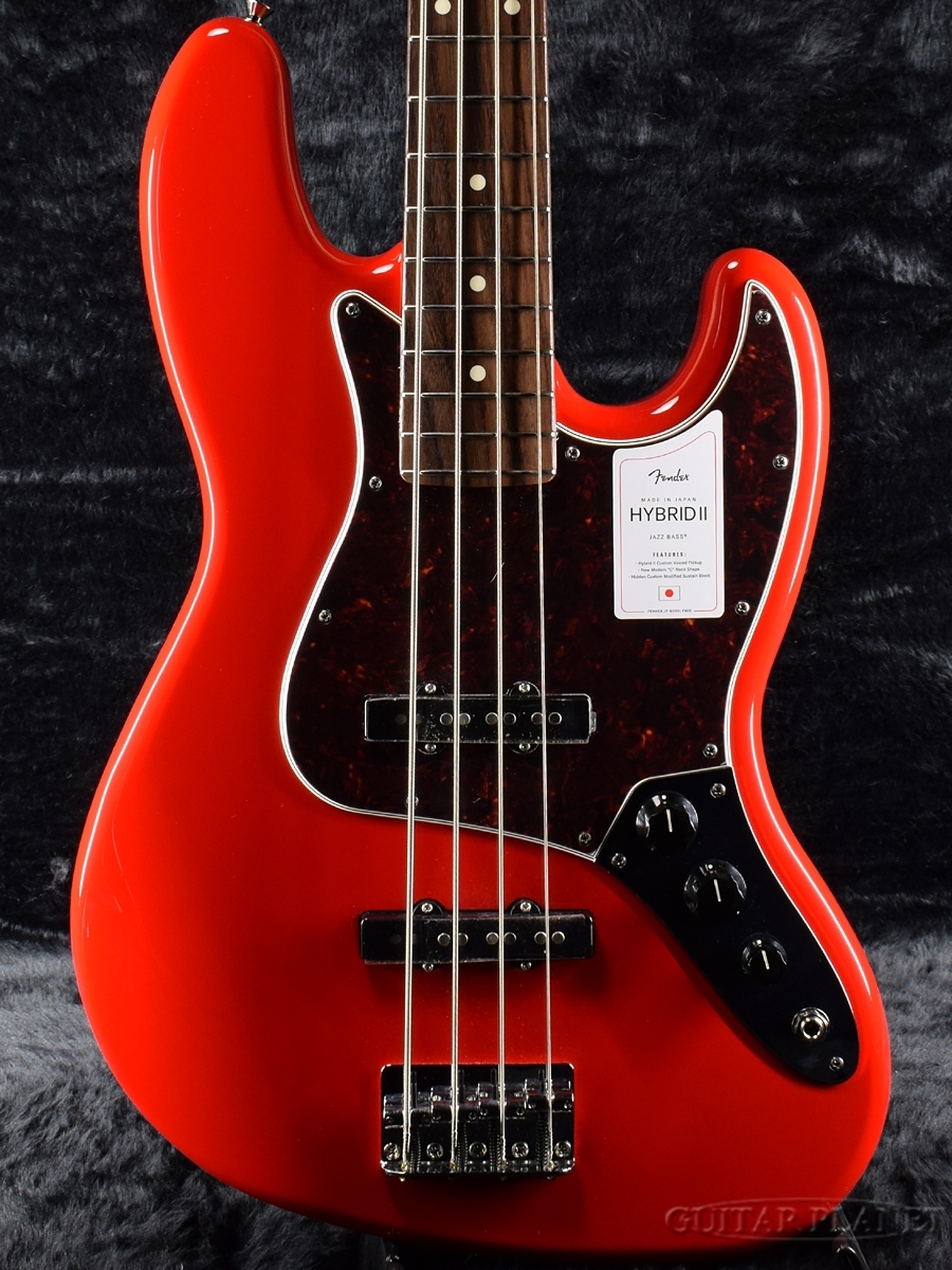 Fender Made In Japan Hybrid II Jazz Bass -Modena Red