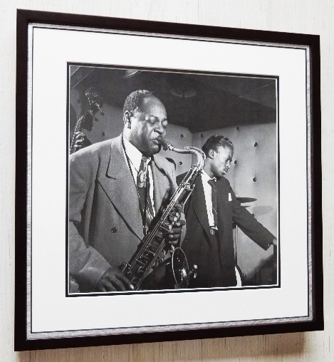  mile s*ti screw / Coleman * Hawkins / art Picture frame /Miles Davis/Coleman Hawkins/ modern * Jazz. ../Jazz/ monochrome 