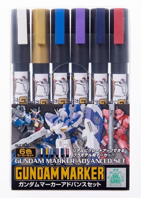 ガンダムマーカーアドバンスセット （ノンスケール GUNDAM MARKER AMS124）の商品画像