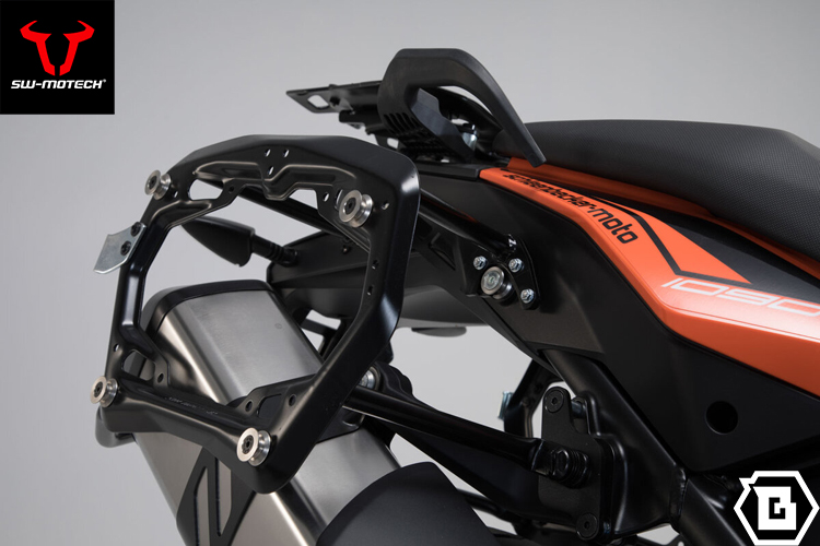 SW-MOTECH | TRAX ADV aluminium case system. Black. 45/37 l. KTM 1050/1090/1190 Adv.1290 SAdv | KFT.04.333.70002/B