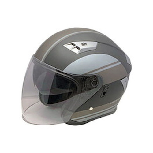 LIBERTER ジェットヘルメット 57-60cm未満 マットブラック/ガンメタ バイク用　ジェットヘルメットの商品画像