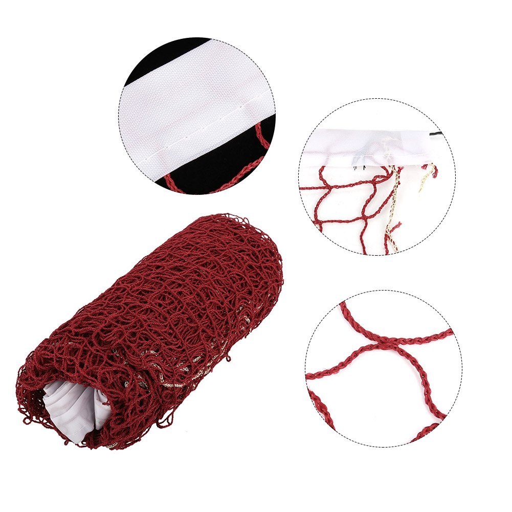  badminton for net practice for folding type assembly easy 6.5m garden * Jim * park ( red )