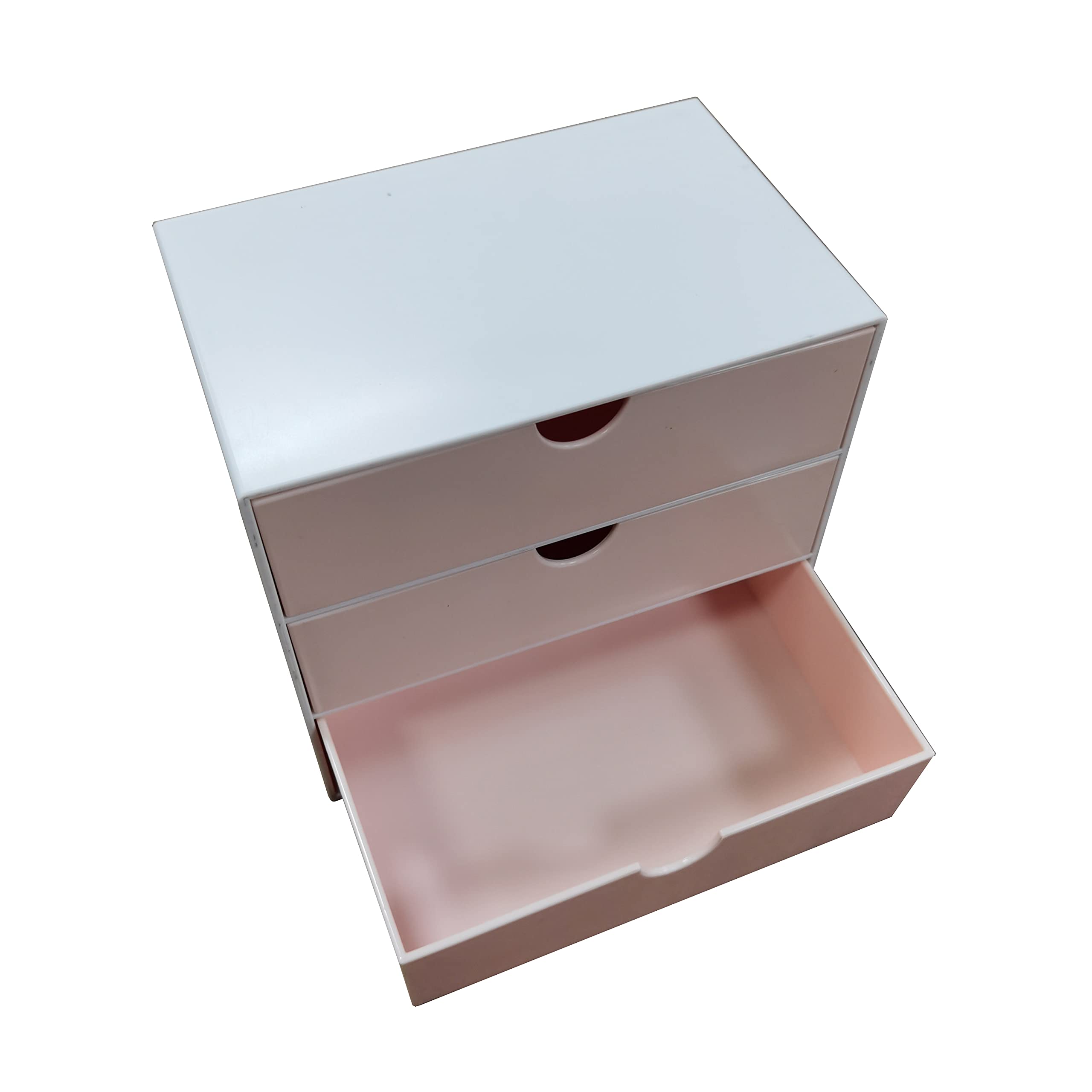  выдвижной ящик 3 уровень место хранения box мелкие вещи место хранения смешанные товары место хранения многоцелевой место хранения канцелярские товары косметика офисная работа сопутствующие товары ( розовый )