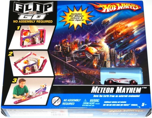 Hot Wheels Flip N Go: Meteor Mayhem[並行輸入品] Hot Wheels Flip Go Meteor Mayhem with it