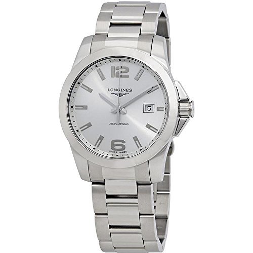【値下げ⭕️】 Longines Conquestシルバーダイヤルステンレススチールメンズ腕時計l37594766[並行輸入品] 【B3276792690】(115673円)