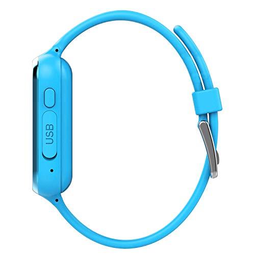 【中古品/USED】 ソニック・ザ・ヘッジホッグ タッチスクリーン スマートウォッチ 自撮りカメラ内蔵 無毒性 簡単バックルストラップ ブルー スマートウォッチ - モデル 【2150608952】(10835円)