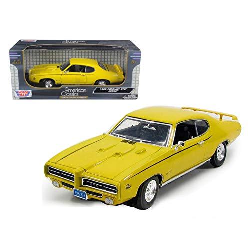 MotorMax 73133?1969?Pontiac GTO Judgeイエロー1?/ 18?DiecastモデルCar【並行輸入品】 MotorMax Pontiac GTO Judgeイエロー1 DiecastモデルCar Motormax