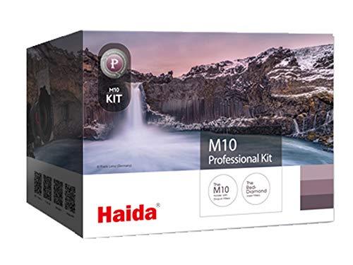 【ラスト1点】 Haida レッドダイヤモンド M10 プロフェッショナル 5フィルター & ホルダーキット 100mm: CPL、ND64、ND1000、ミディアム 【QG3417060016】(120625円)