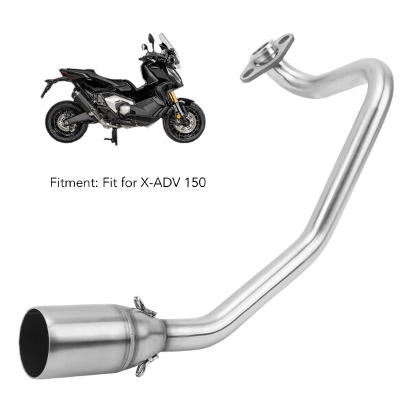  exhaust front link pipe made of stainless steel for motorcycle muffler front middle link pie 