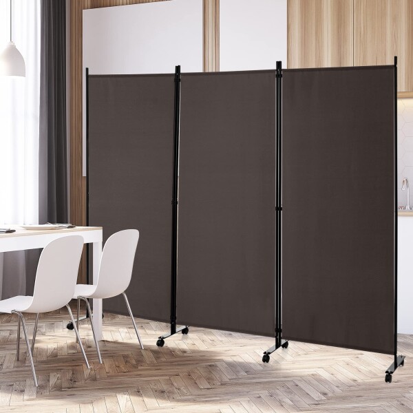 TANGKULA partition divider 3 ream with casters . folding cloth type height 180cm width 260cm eyes ..