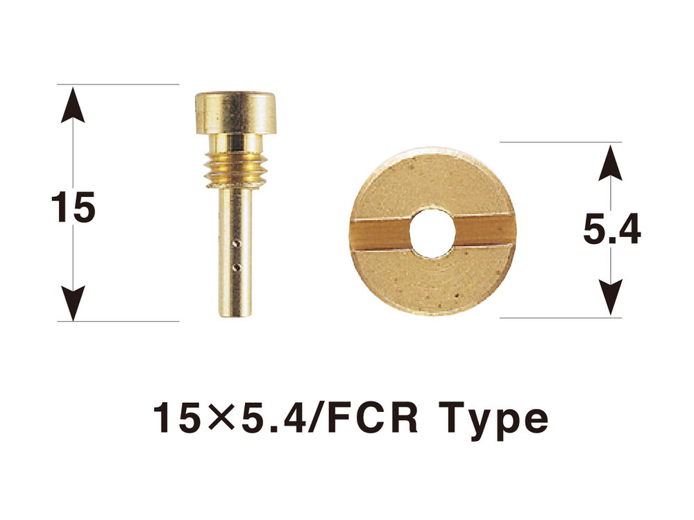  Pilot jet комплект 15×5.4 KEIHIN FCR/CVK для POSH(poshu)