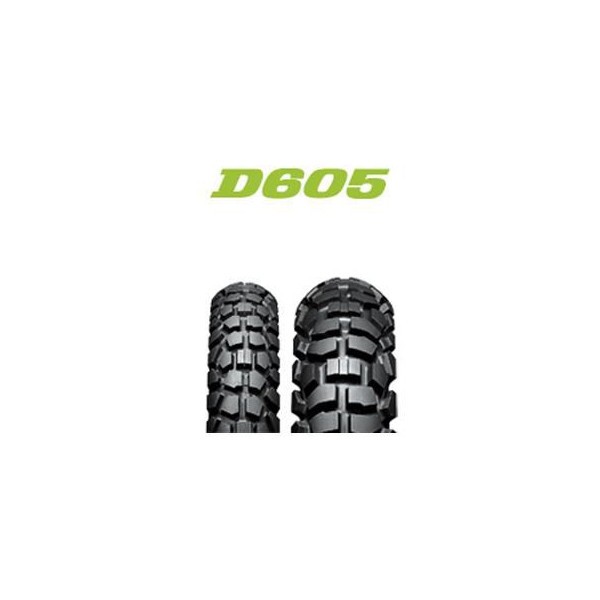 DUNLOP D605 120/80-18 オフロードタイヤ DUNLOP DUNLOP(ダンロップ) 120/80-18 MC 62P D605 リア