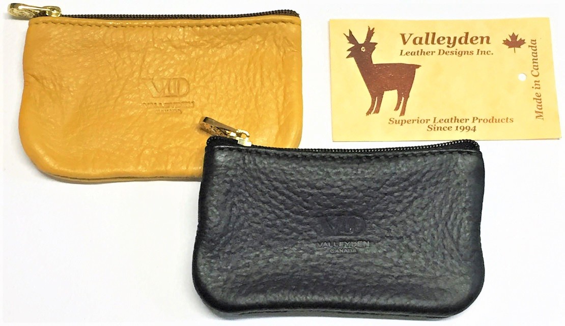  Canada deer leather change purse . abroad earth production valuable sale large amount stock in bound present gift 