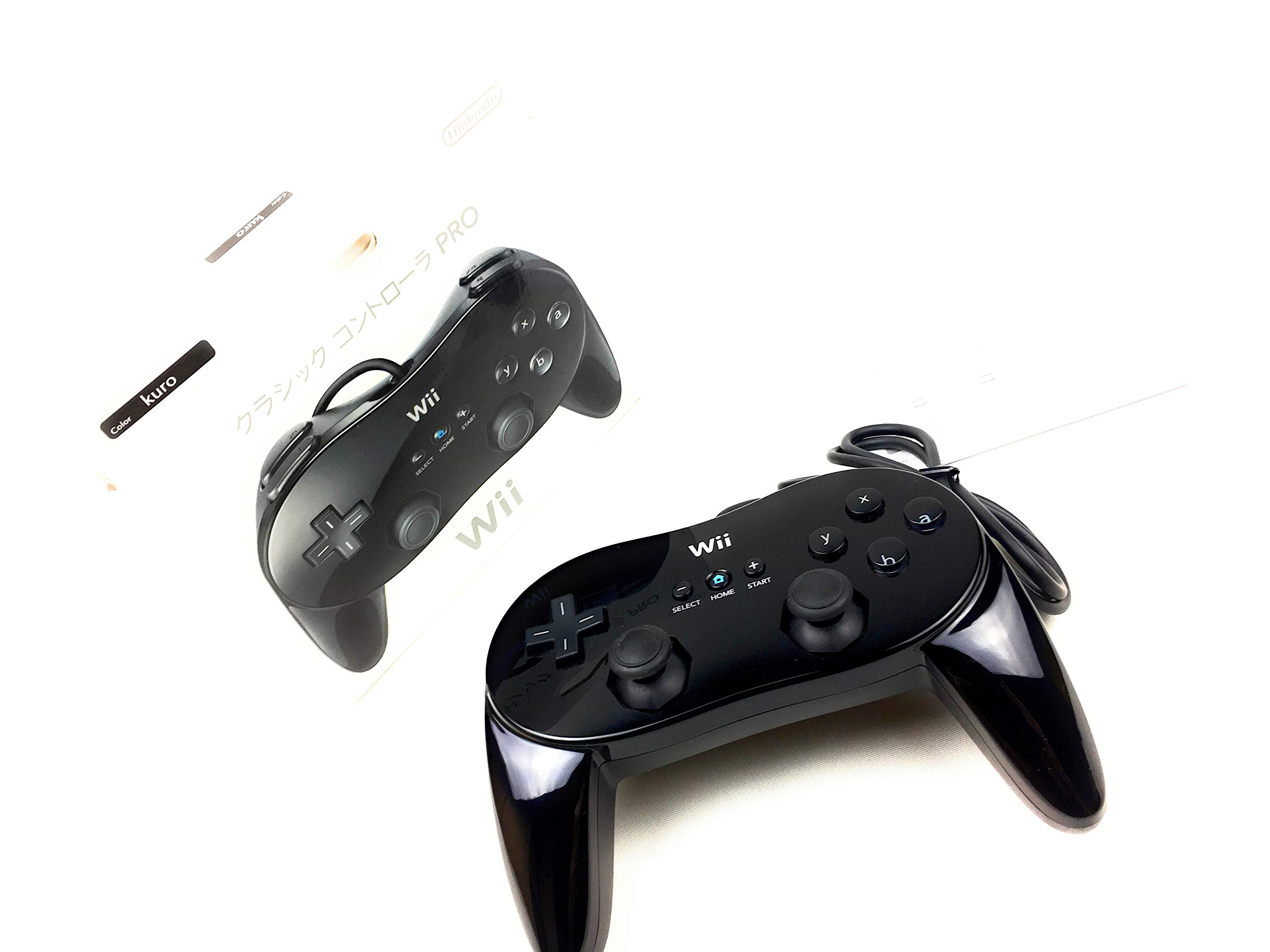 任天堂 Wii クラシックコントローラPRO （クロ） Wii用周辺機器 - 最