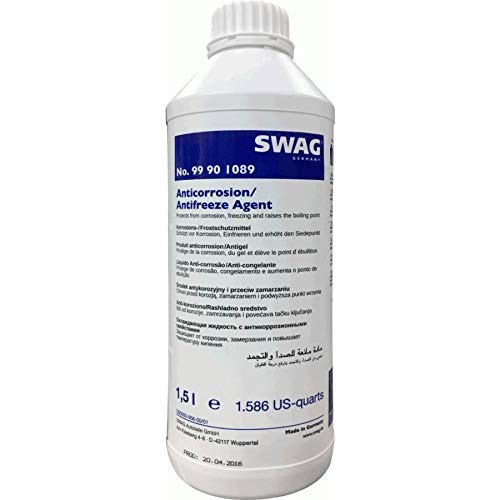 SWAG BMW Mercedes Benz охлаждающая жидкость LLC синий blue 1.5L