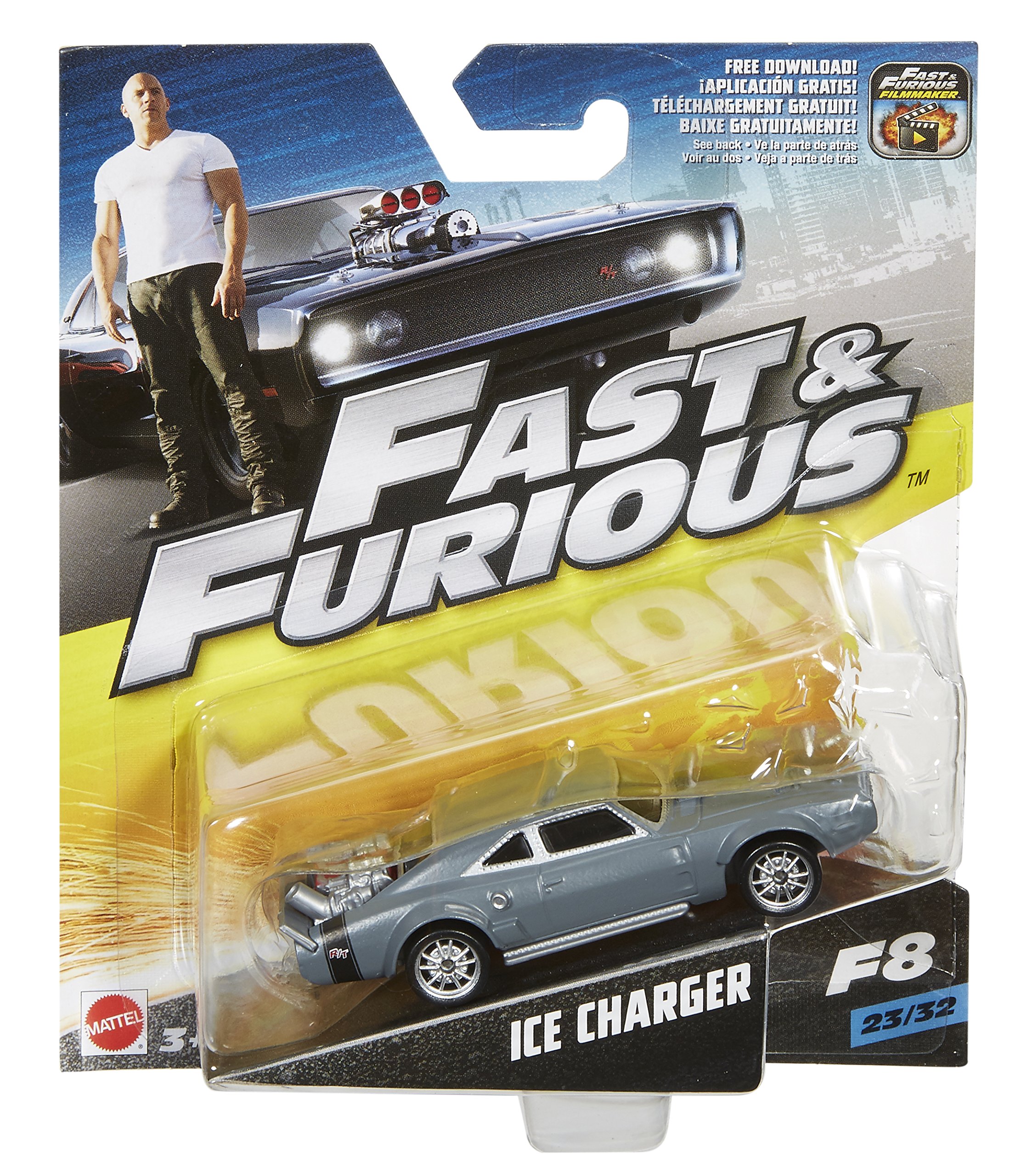 [1/55 ICE CHARGER(GRAY)]FAST8 wild * скорость ICE BREAK. средний машина MATTEL HOTWHEELS