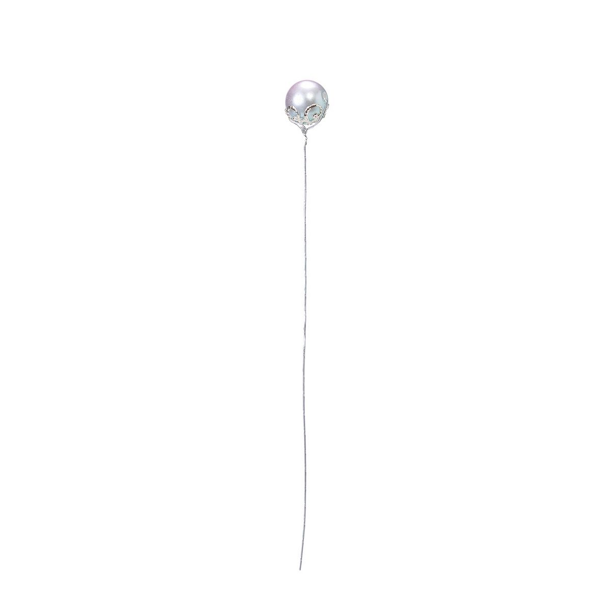  Aurora pearl pick 24 pcs insertion .AP004985 flower pick pearl diamond pick 