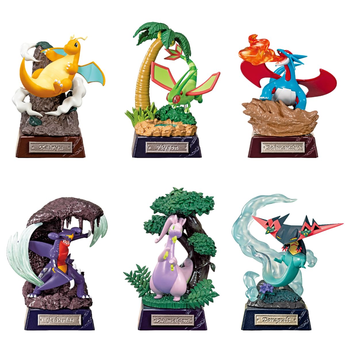 リーメント ポケットモンスター ドラゴンタイプ 6種セット　新品未開封 リーメント リーメント ポケットモンスター ポケモン POCKET STATUE