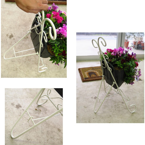  flower stand outdoors planter stand hanging exclusive use [to less ] including in a package OK folding type outdoors hanging basket .... iron entranceway 